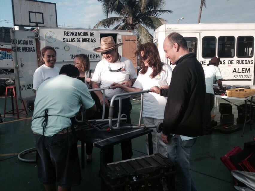 Montaje de taller móvil